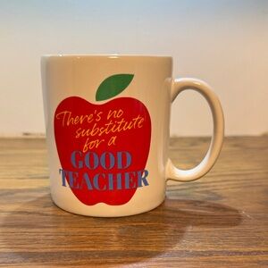 Coffe Mug - Hallmark Inspirational Teacher Mug -- Red and Blue